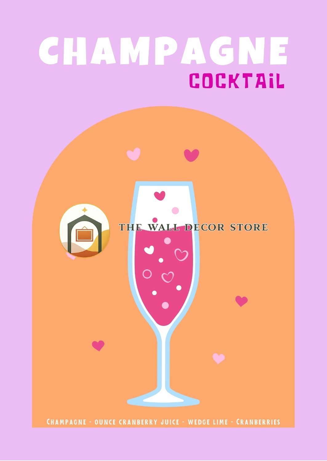 Champagne Cocktail | Bar & Dining Room Posters
