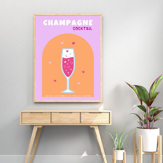 Champagne Cocktail | Bar & Dining Room Posters