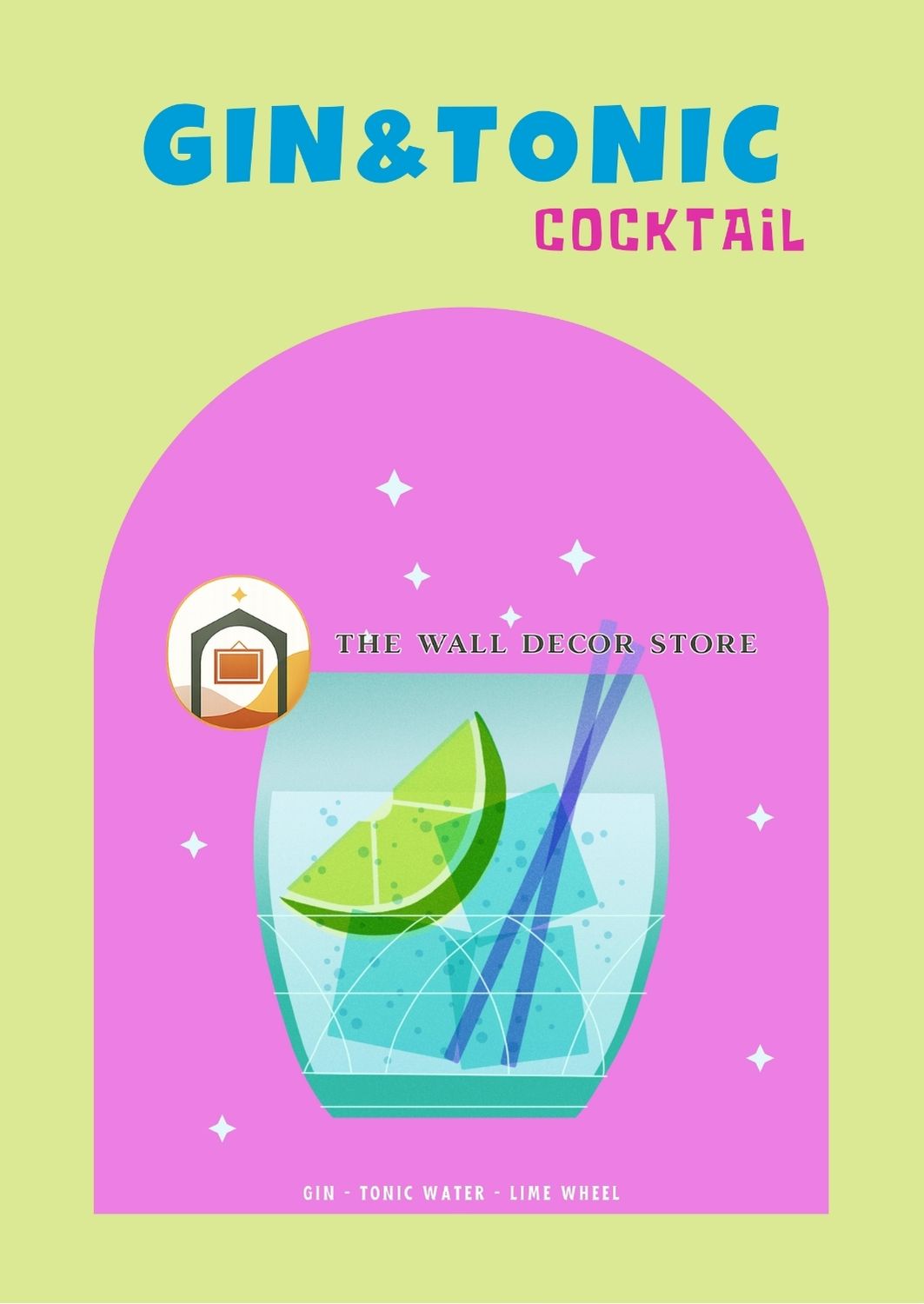 Gin and Tonic | Bar & Dining Room Posters