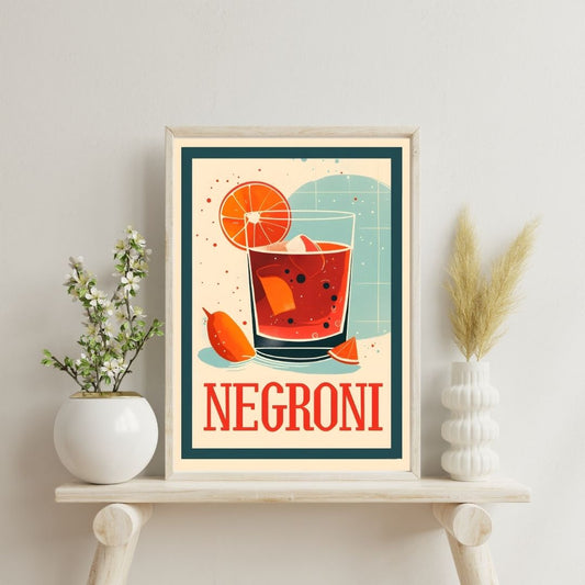 Negroni Cocktail | Bar & Dining Room Posters