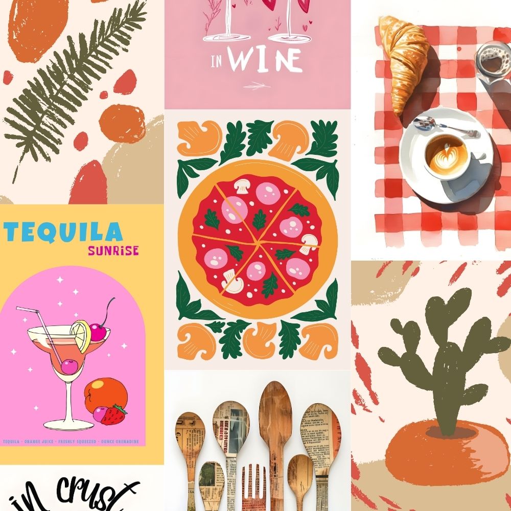 Modern Kitchen Wall Art