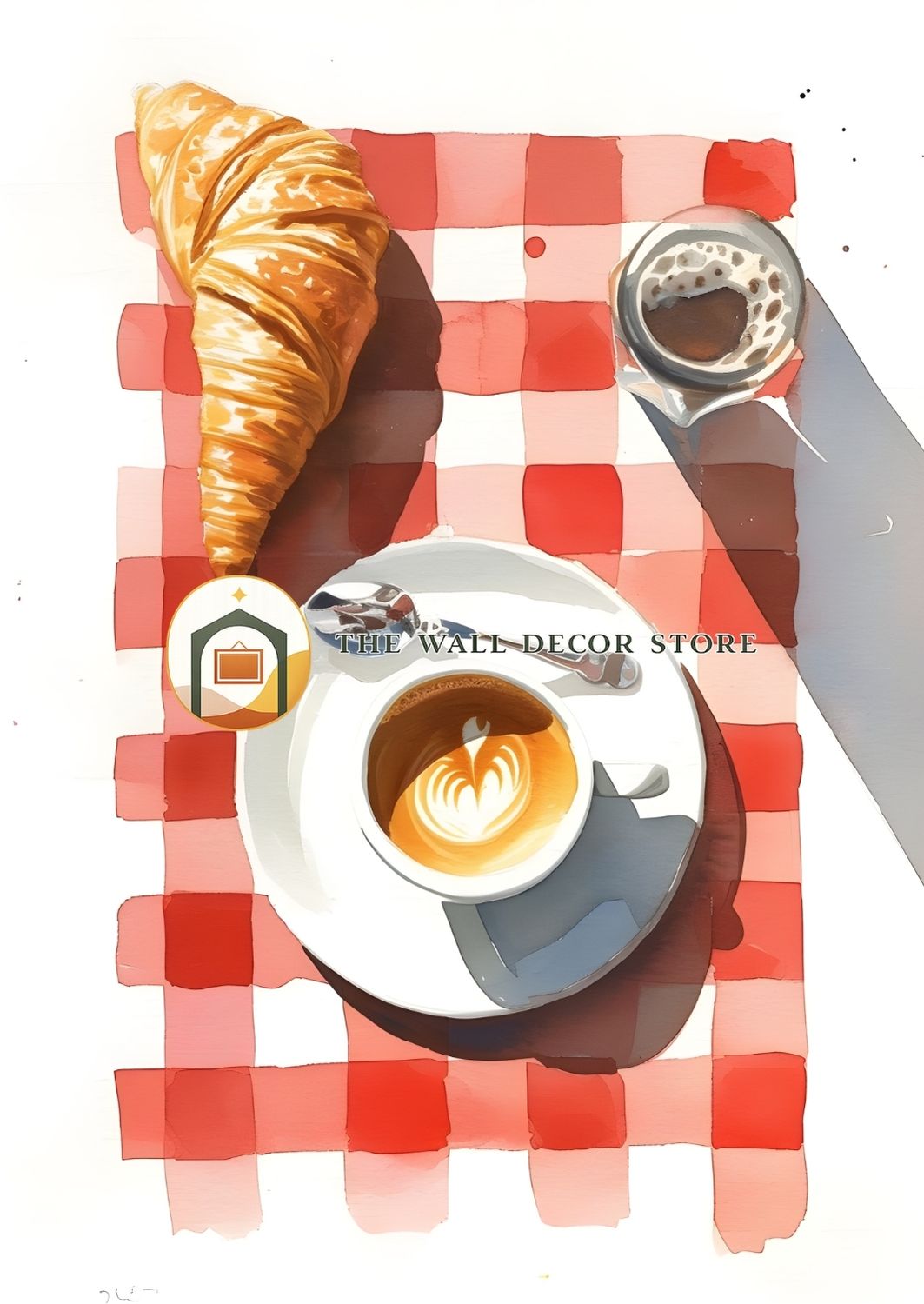 Croissant Picnic | Bar & Dining Room Posters