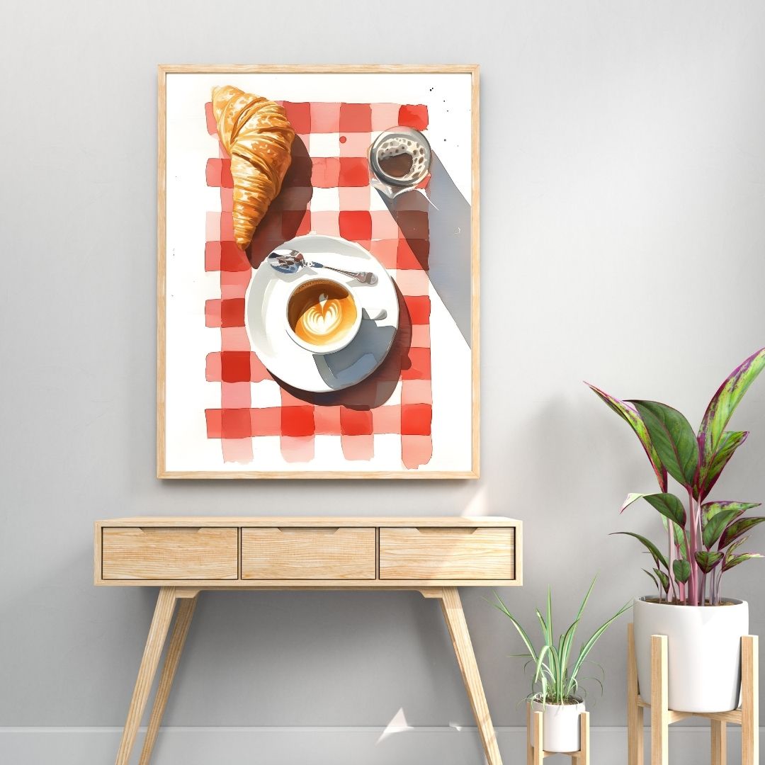 Croissant Picnic | Bar & Dining Room Posters