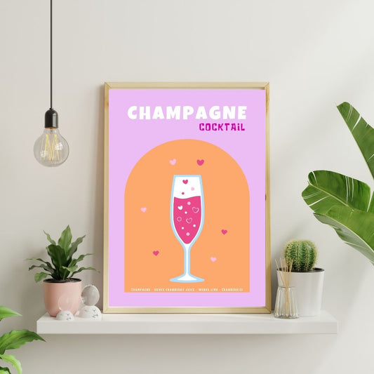 Champagne Cocktail | Bar & Dining Room Posters