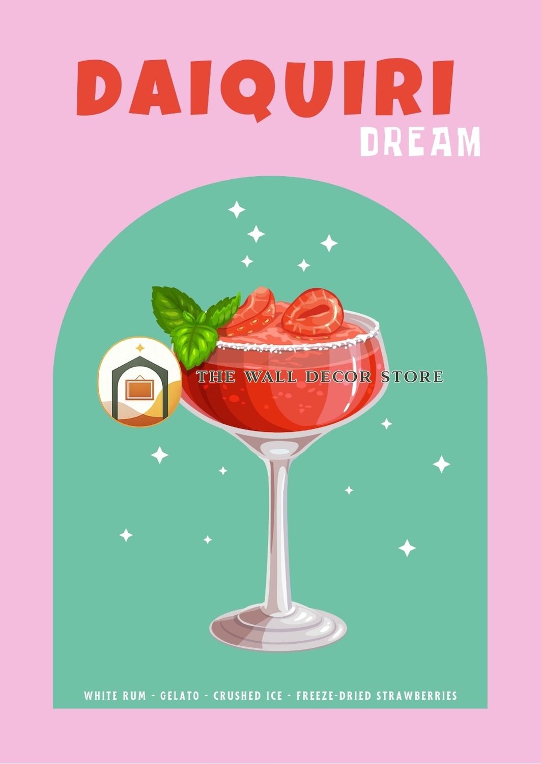 Daiquiri Dream Cocktail | Bar & Dining Room Posters