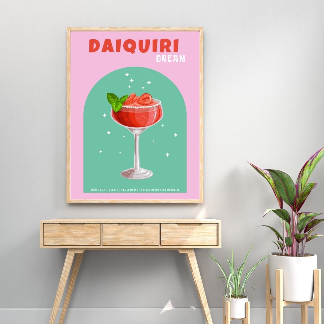 Daiquiri Dream Cocktail | Bar & Dining Room Posters