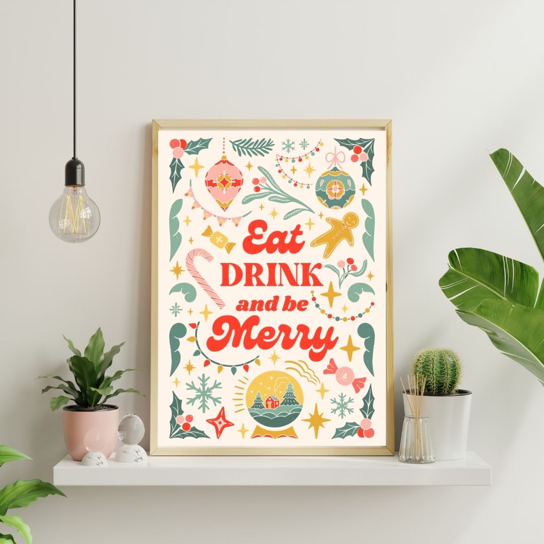 Eat Drink and Be Merry | Bar & Dining Room Posters