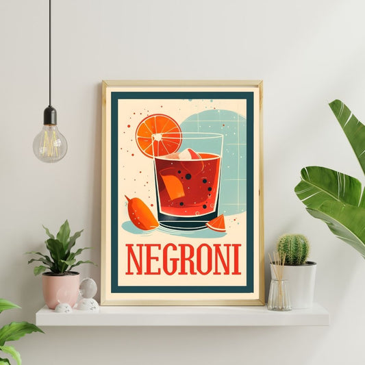 Negroni Cocktail | Bar & Dining Room Posters