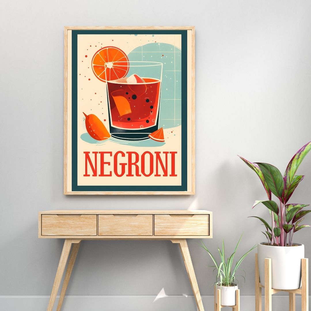 Negroni Cocktail | Bar & Dining Room Posters