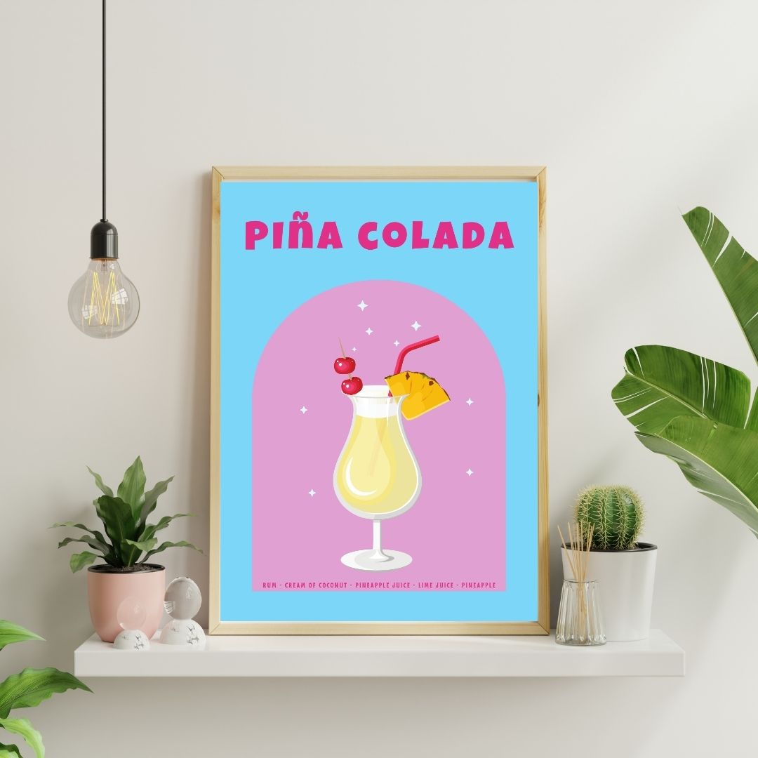 Piña Colada | Bar & Dining Room Posters