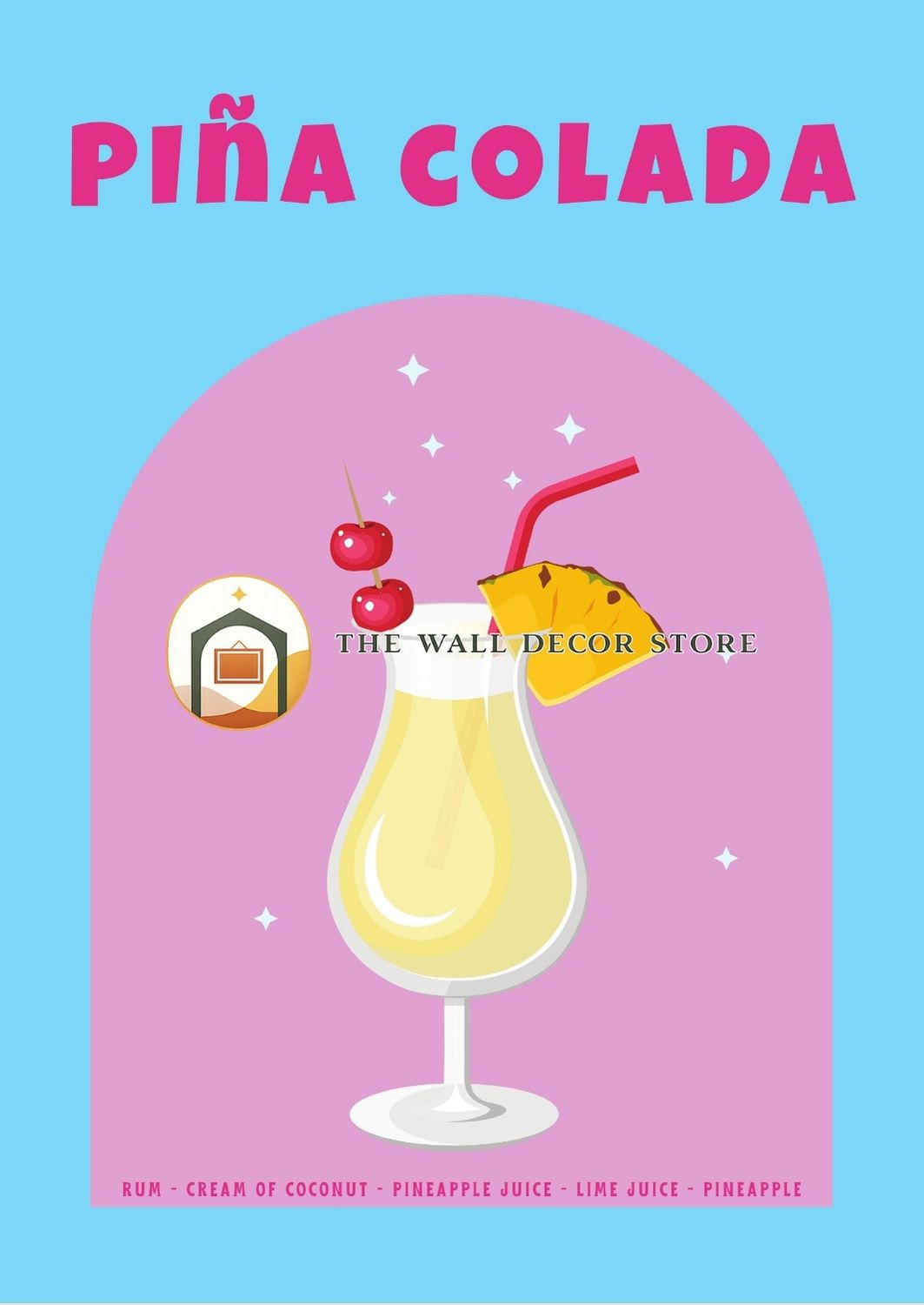 Piña Colada | Bar & Dining Room Posters
